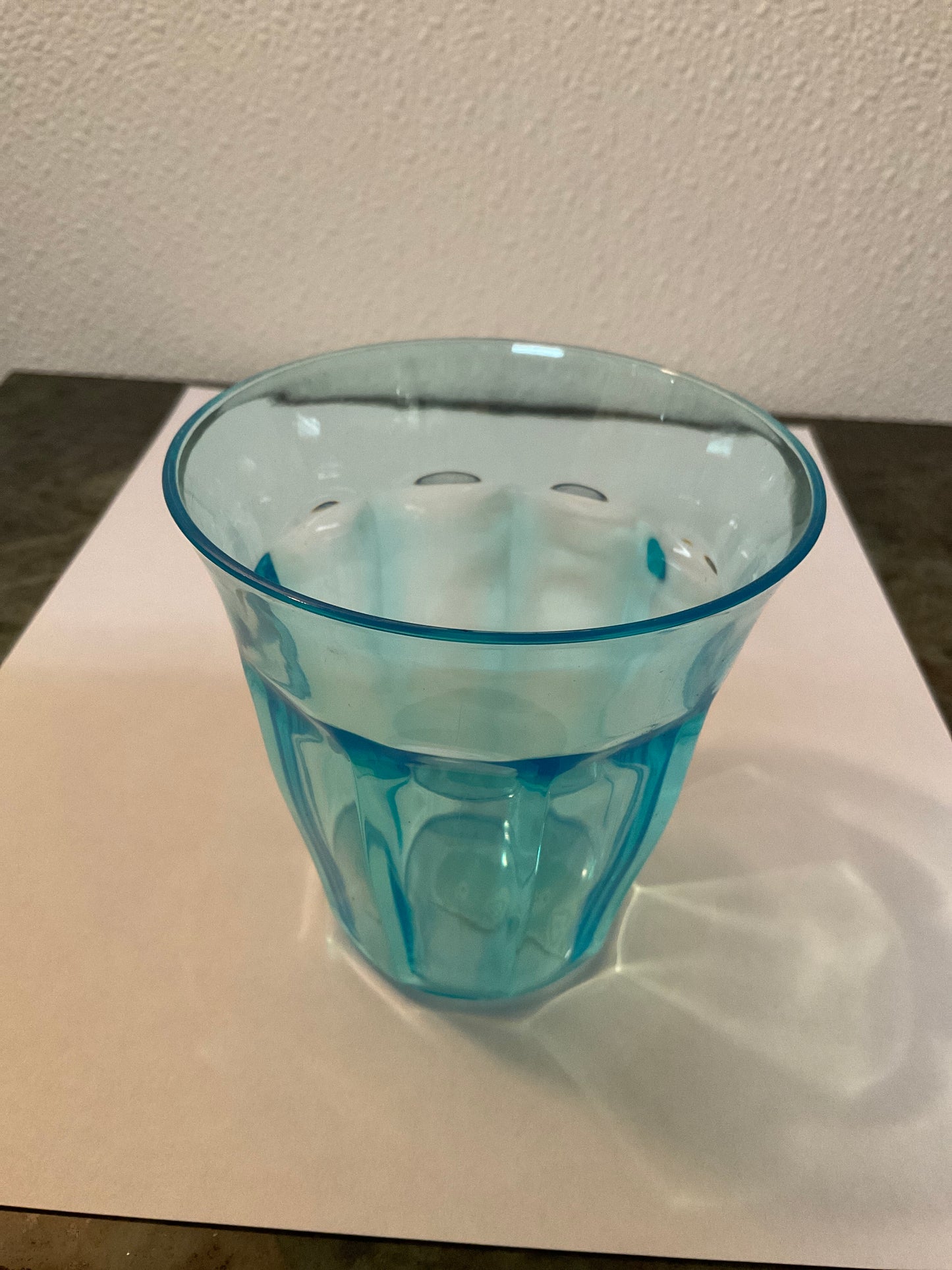 Blue Plastic Drinking Tumbler