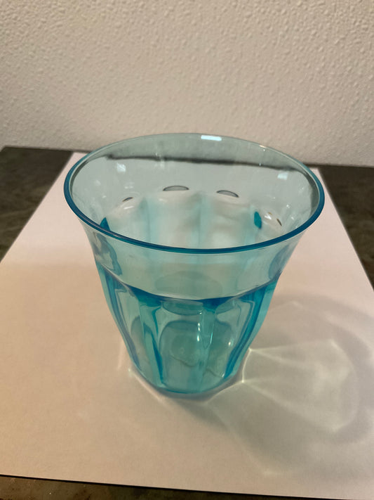 Blue Plastic Drinking Tumbler