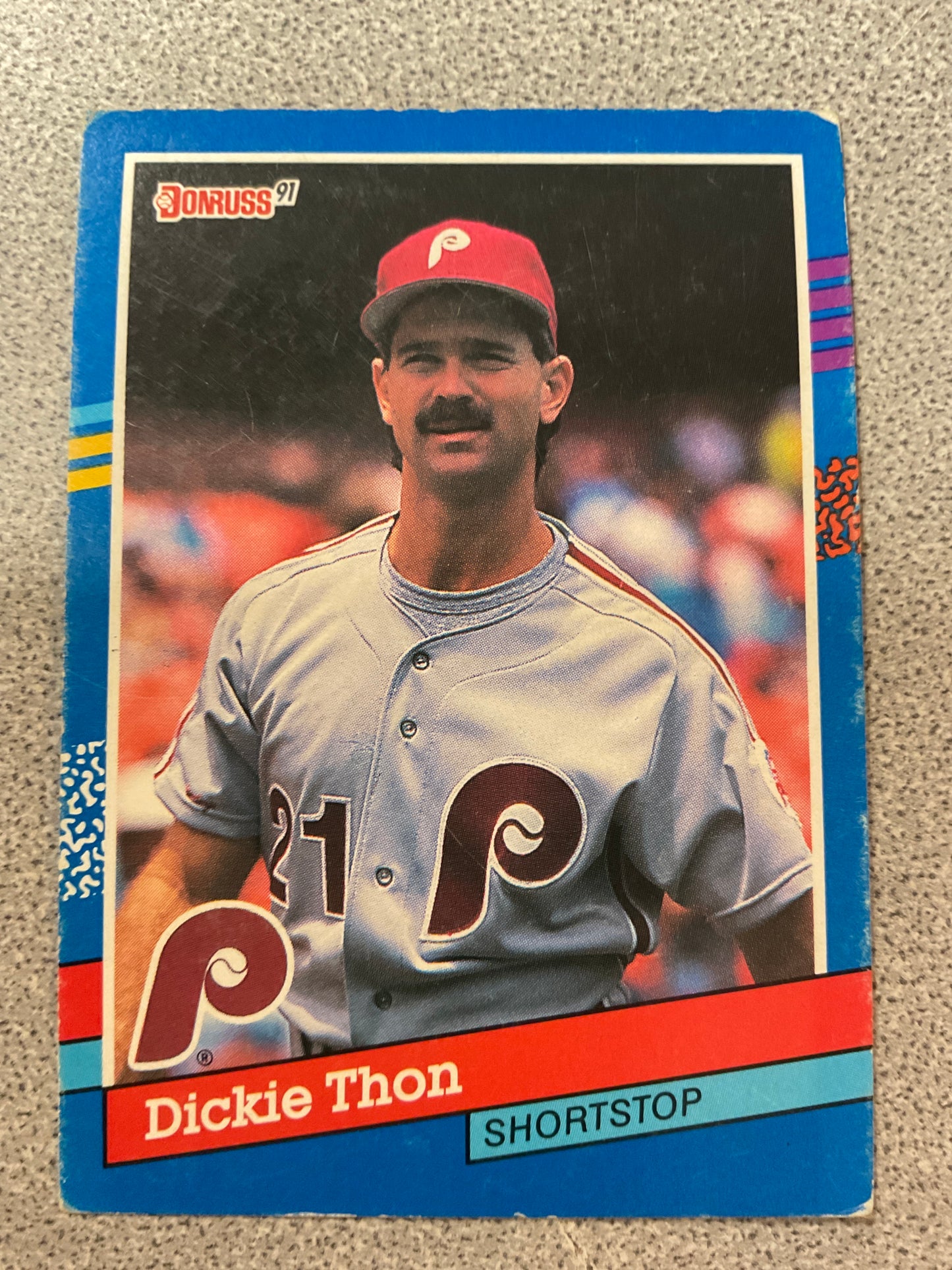 Baseball Card Dickie Thon