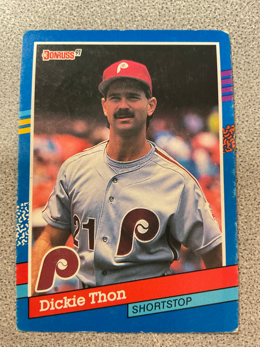 Baseball Card Dickie Thon