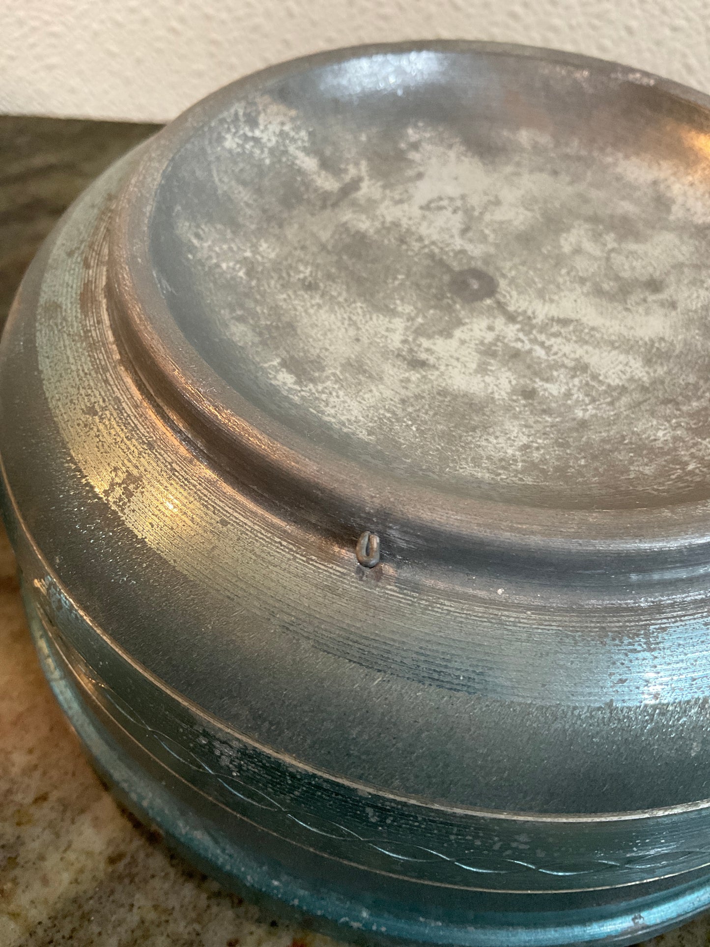 Vintage Powder Puff Holder Music Box
