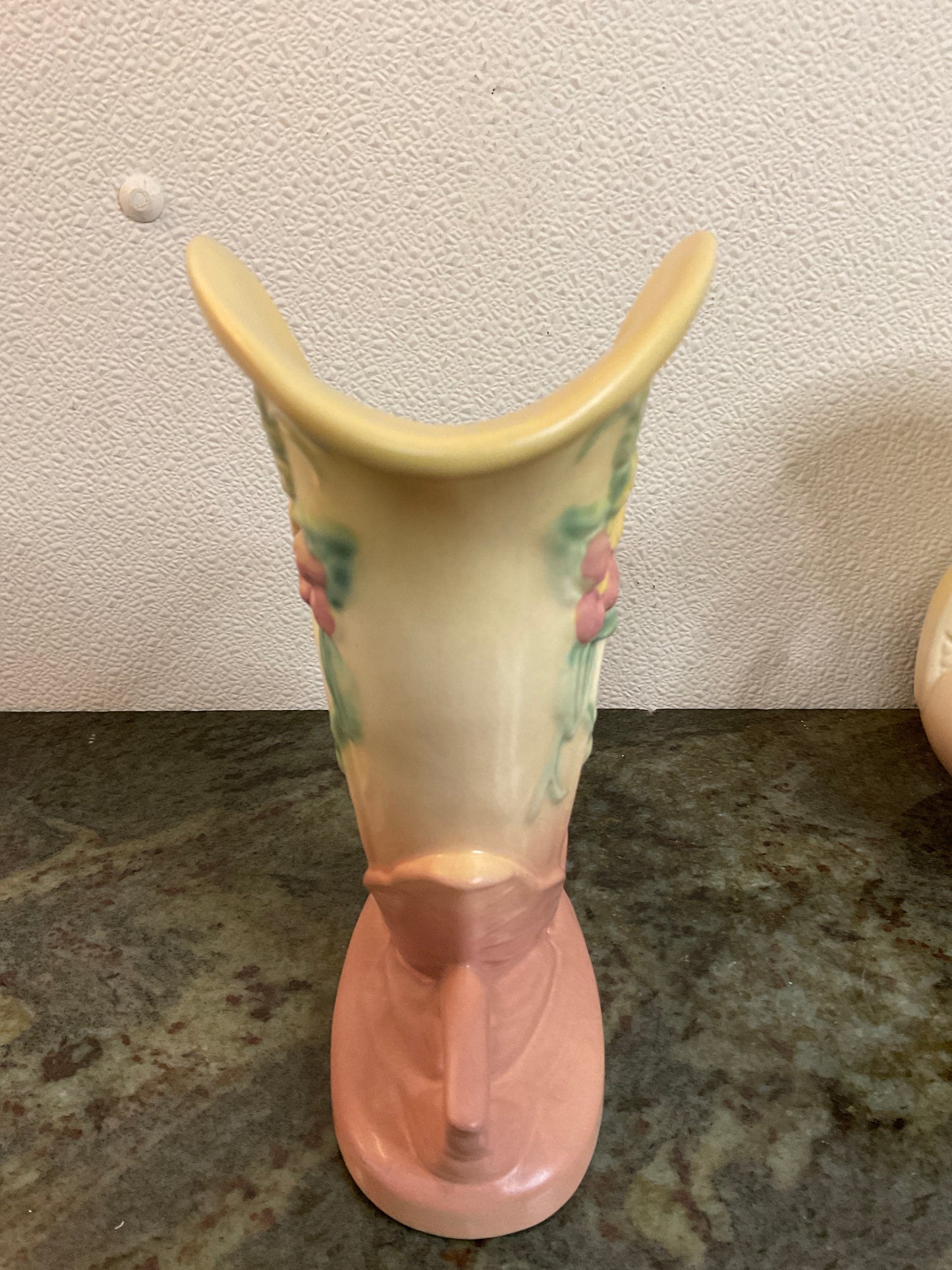 1940’s Hull Art Pottery Cornucopia Vase