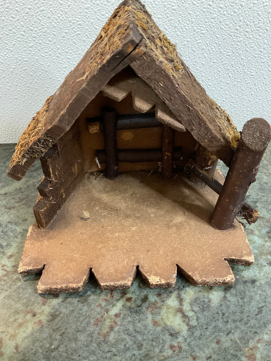 Vintage 1980’s Nativity Scene Stable
