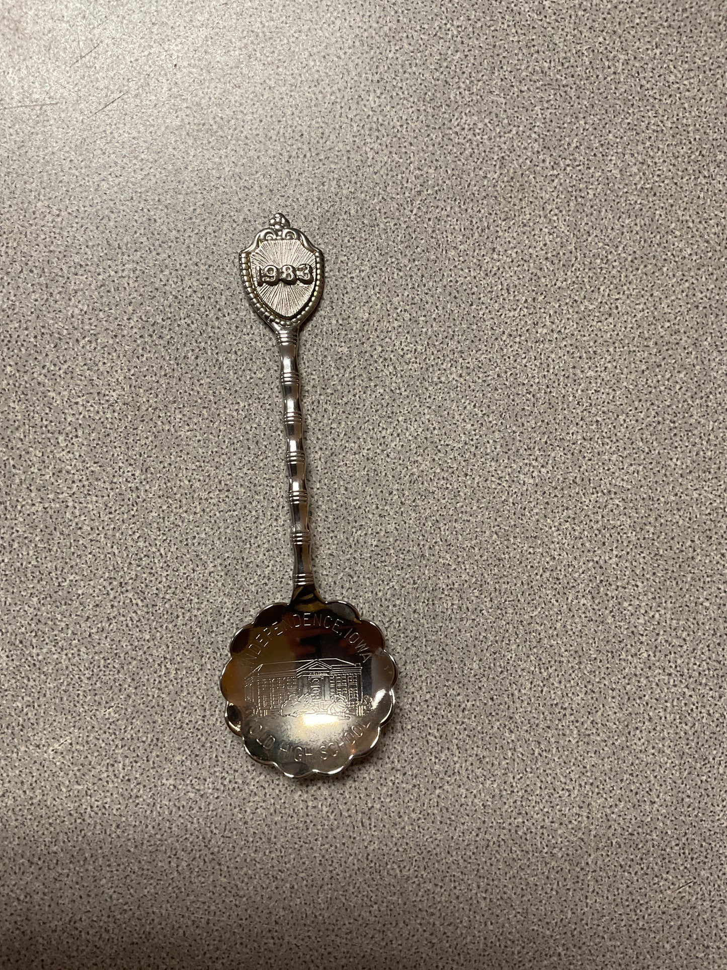 1983 Independence Iowa Old High School Souvenir Spoon