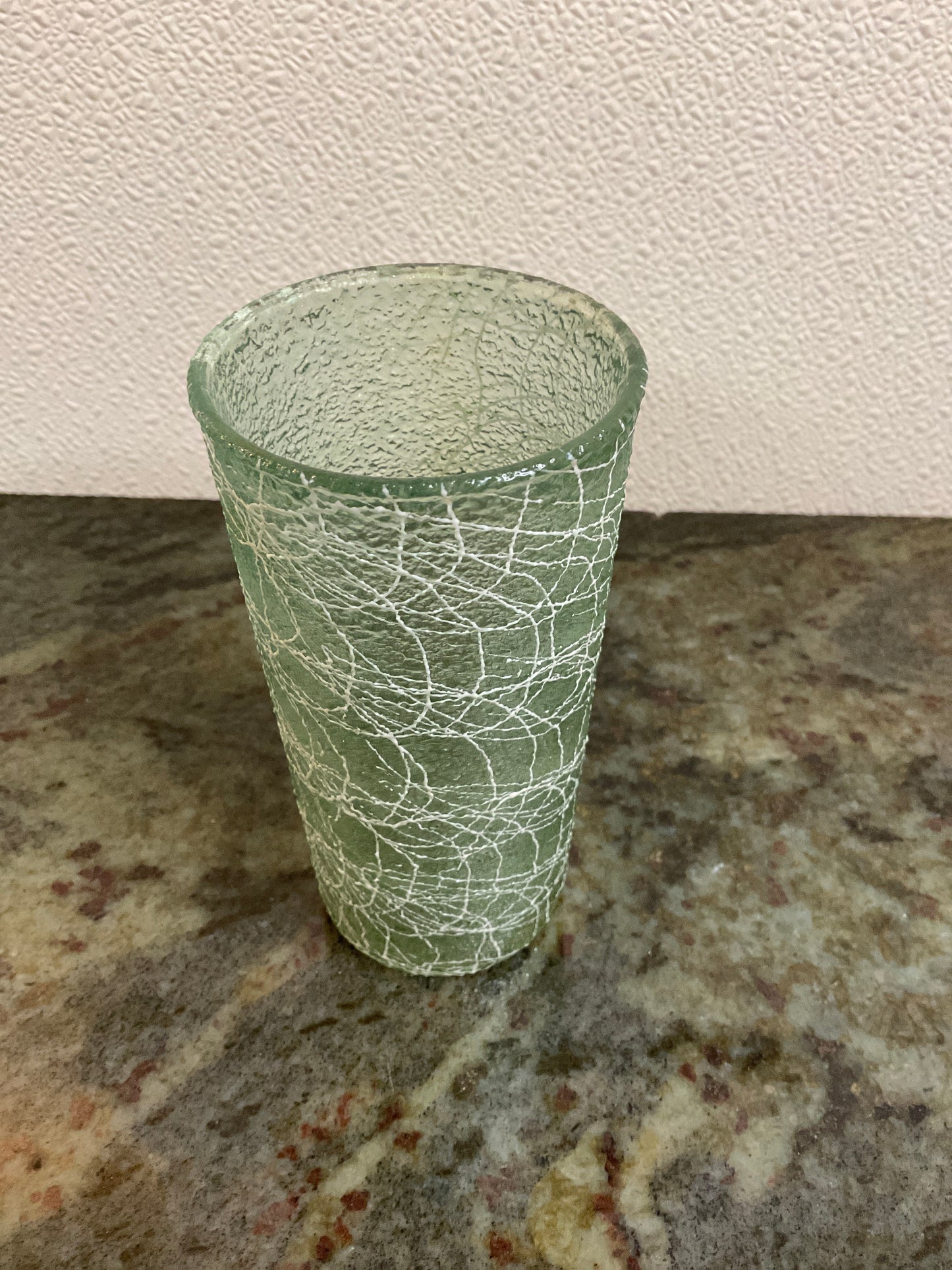 Vintage Spaghetti Rubber Glass