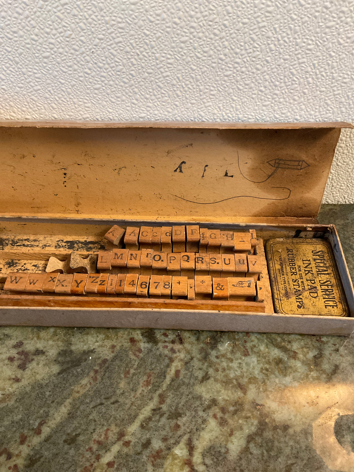 Antique Excelsior Stamp Set