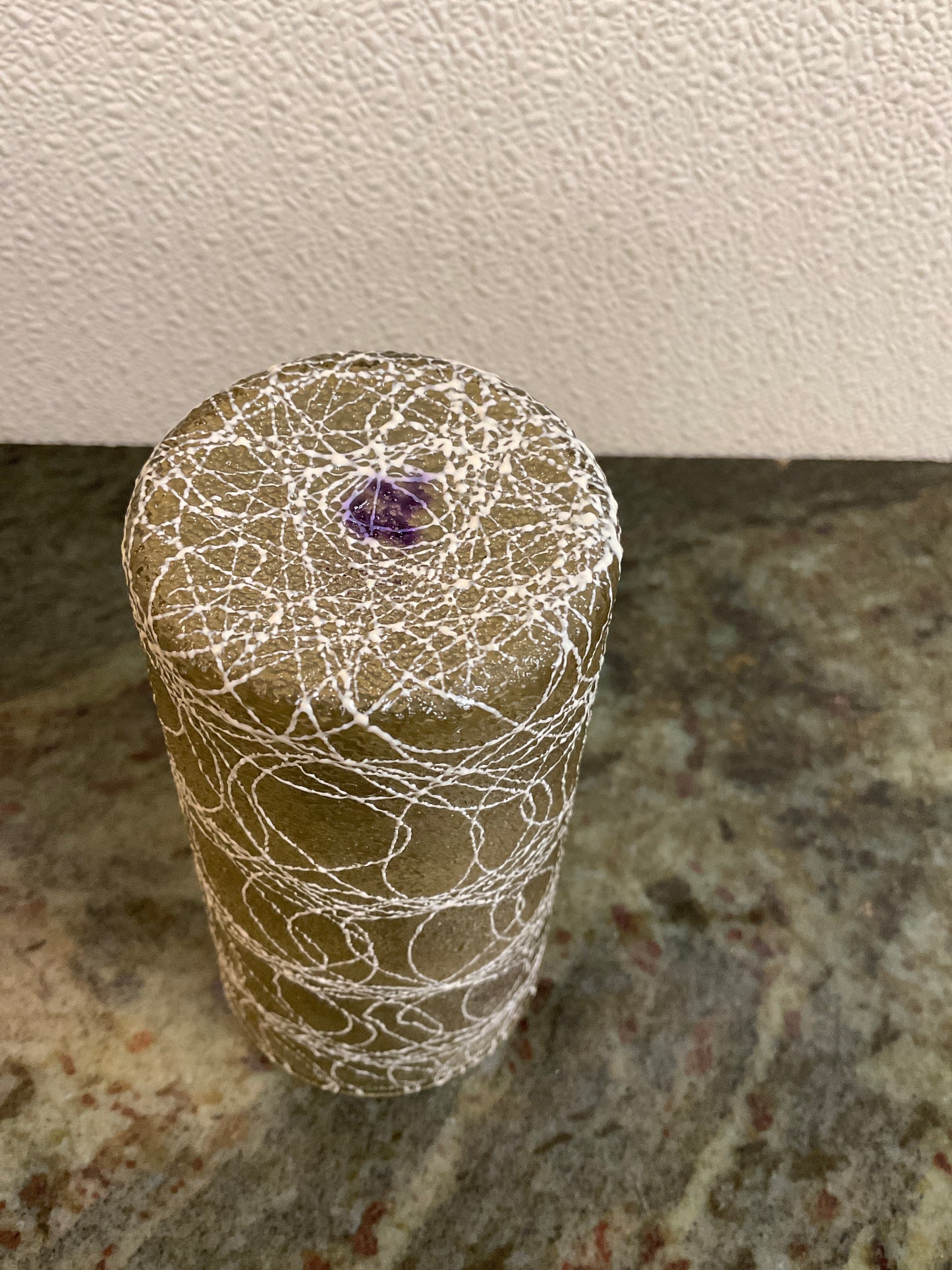 Vintage Spaghetti Rubber Glass
