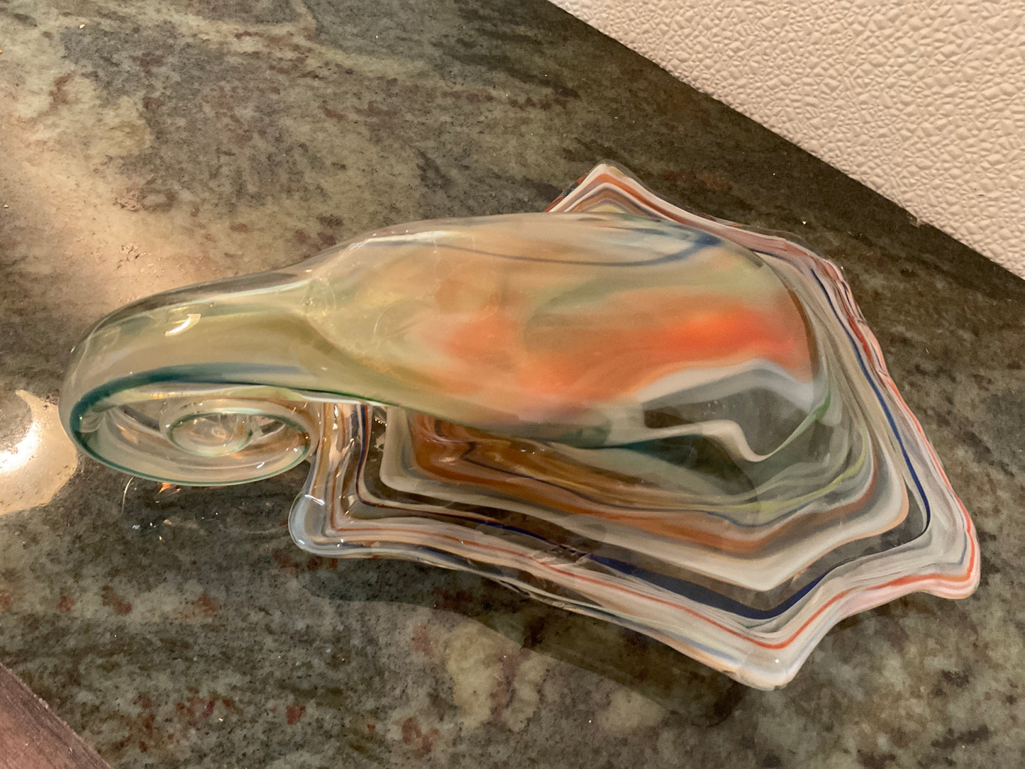 Hand Blown Murano Style Bowl