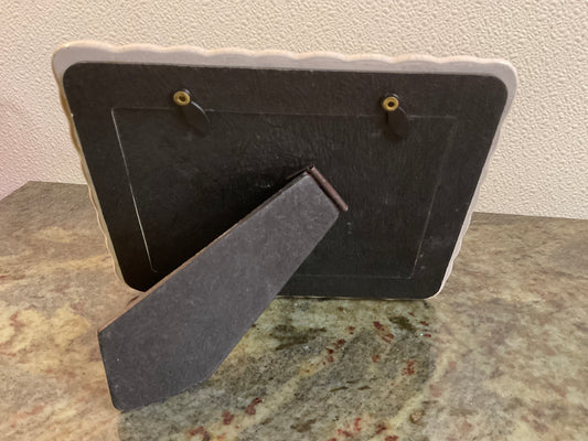 Hallmark 5x7 Ceramic Frame with Crackled Glaze