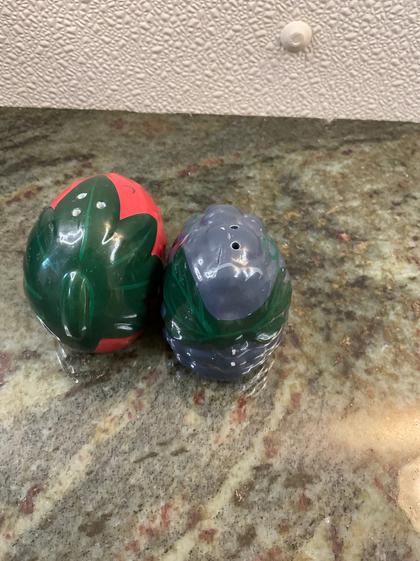 Ceramic Fruit Salt & Pepper Shakers