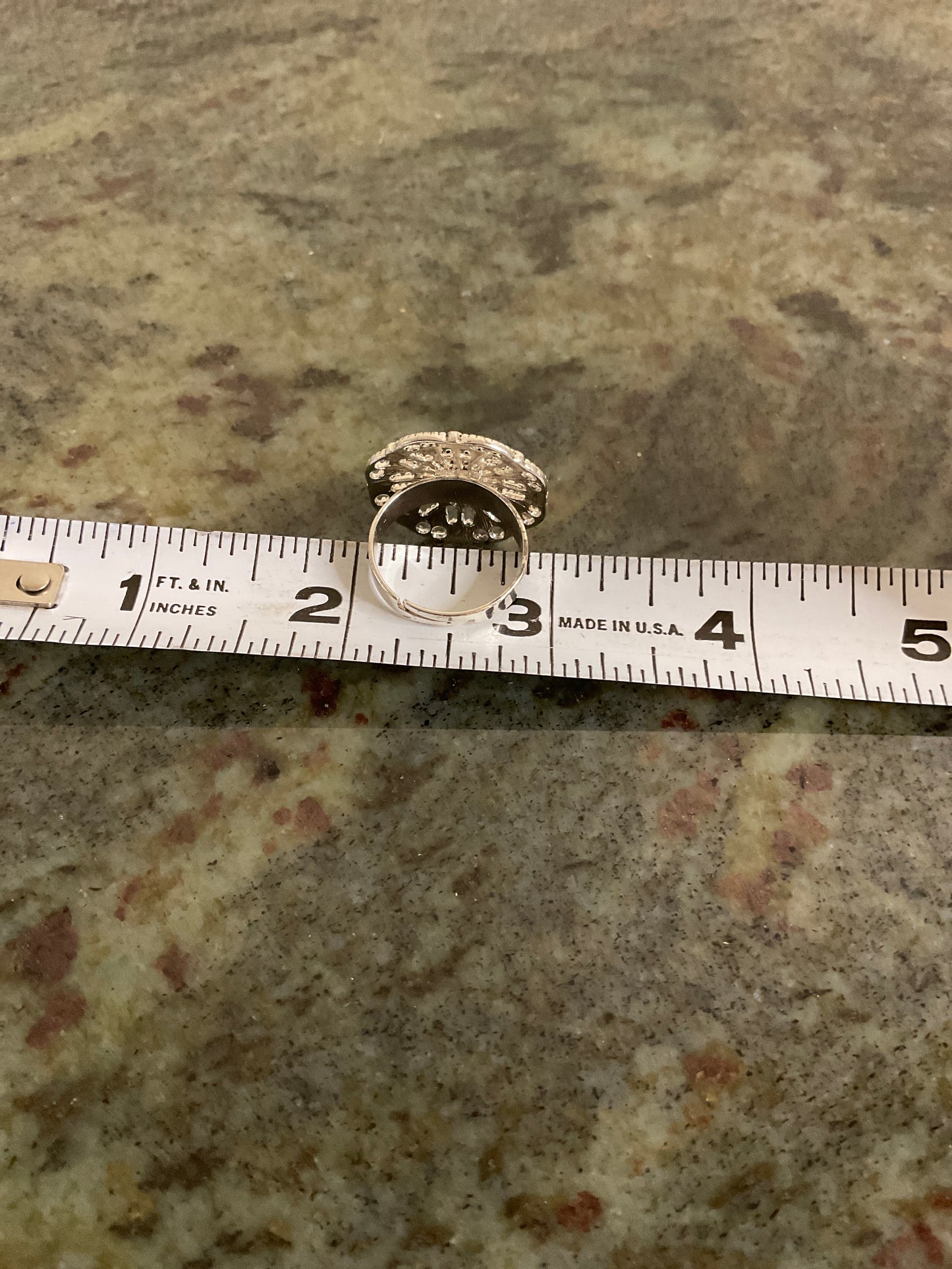 Vintage Silver Adjustable Ring