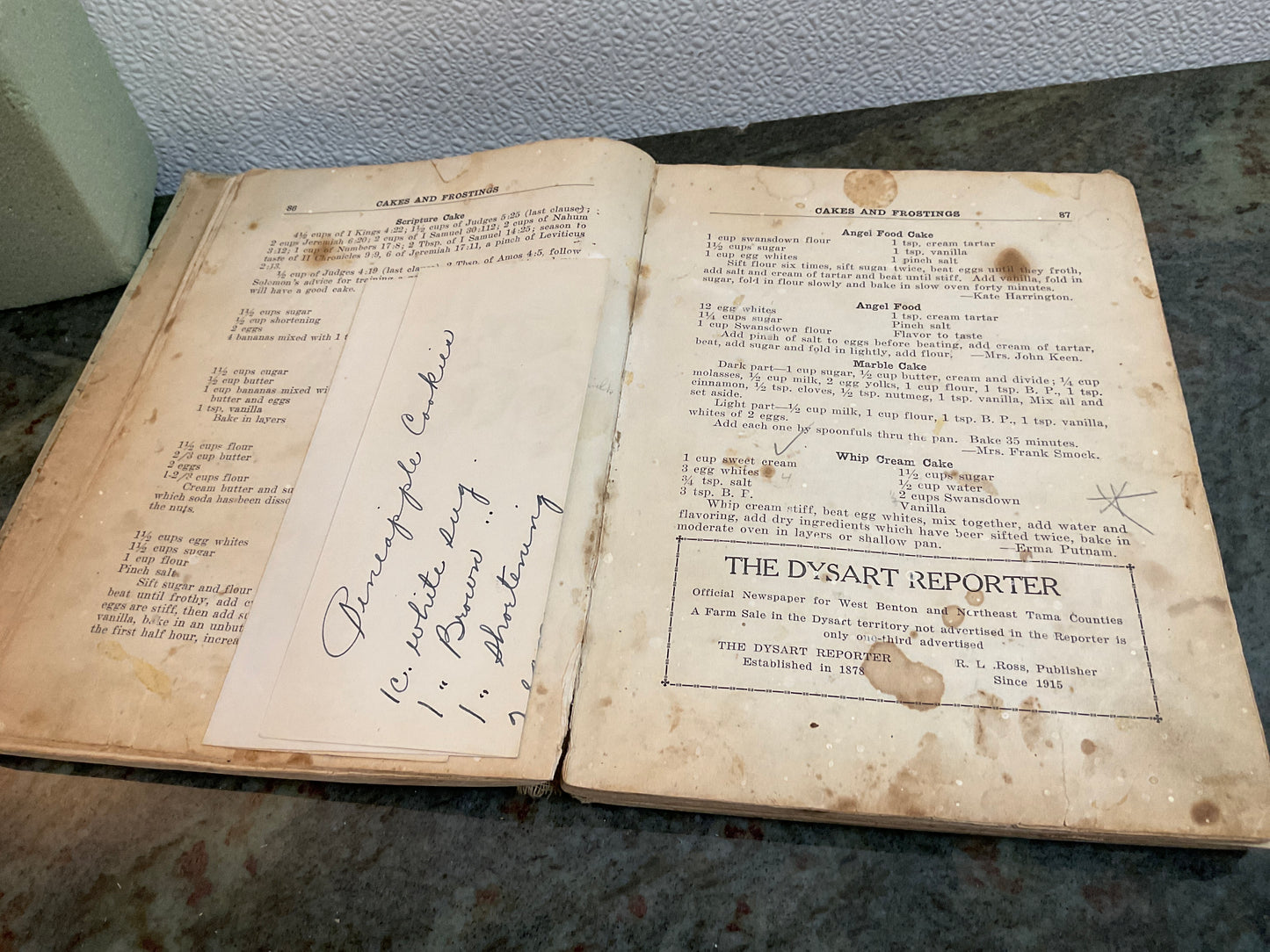 1929 Cook Book