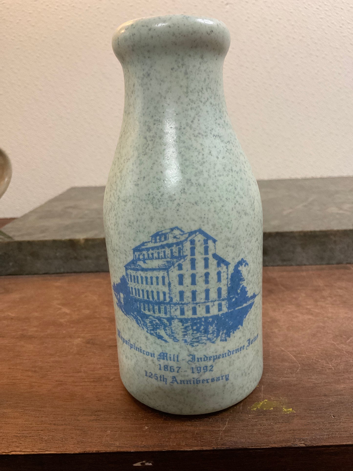 Wapsipinicon Mill Limited Edition Milk Jug #150 Independence Iowa.