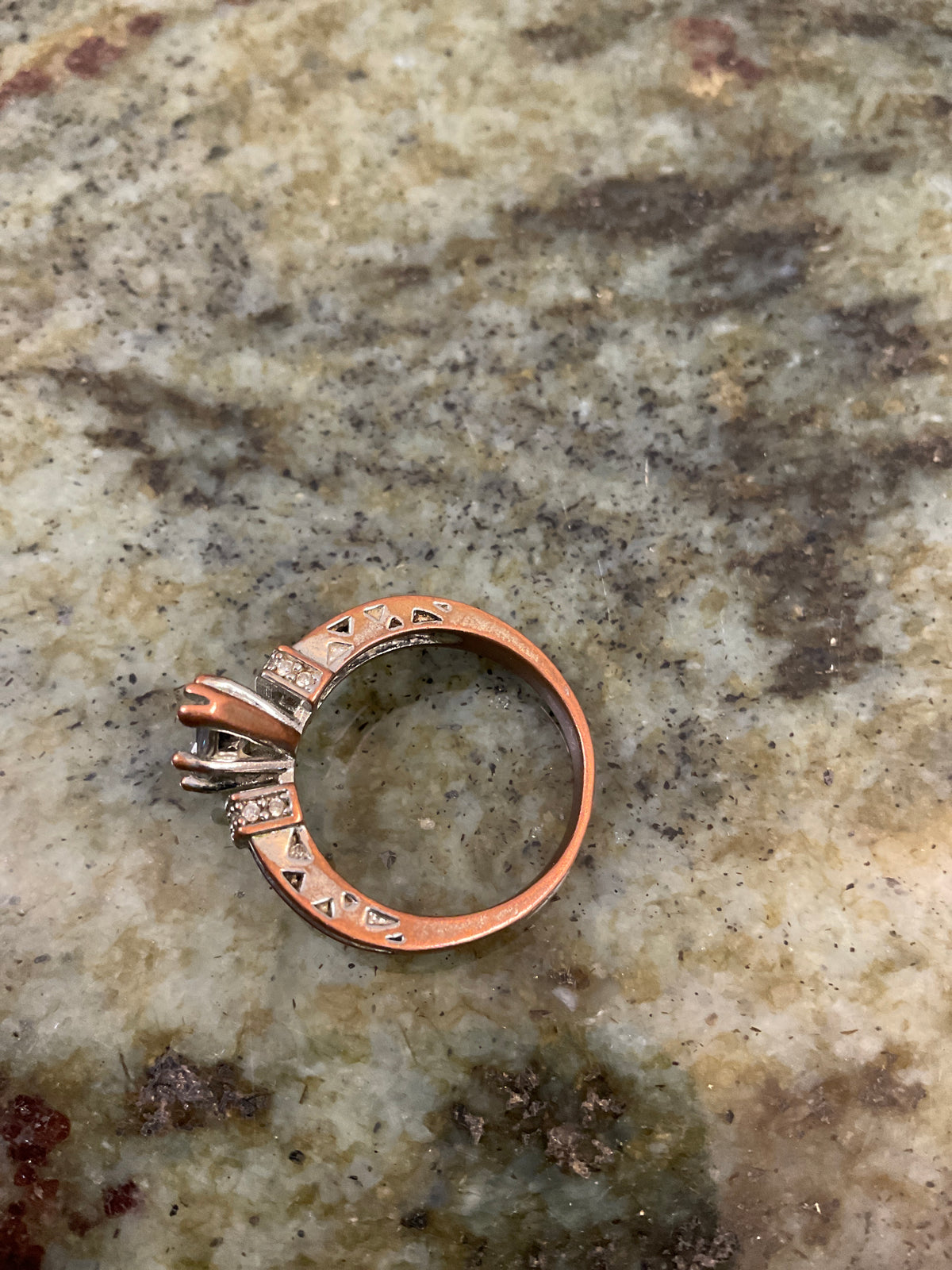 Ring Marquise Ring Iridescent Stone