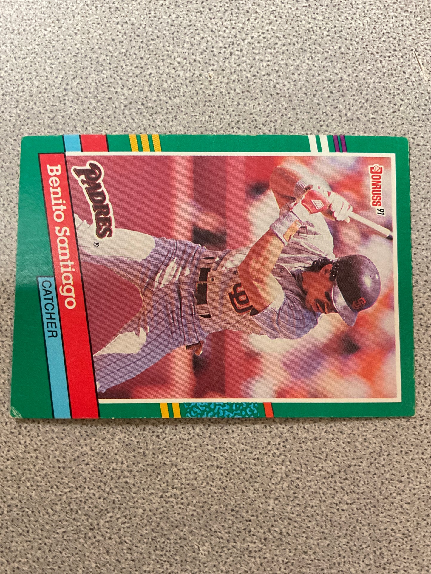 Baseball Card Benito Santiago