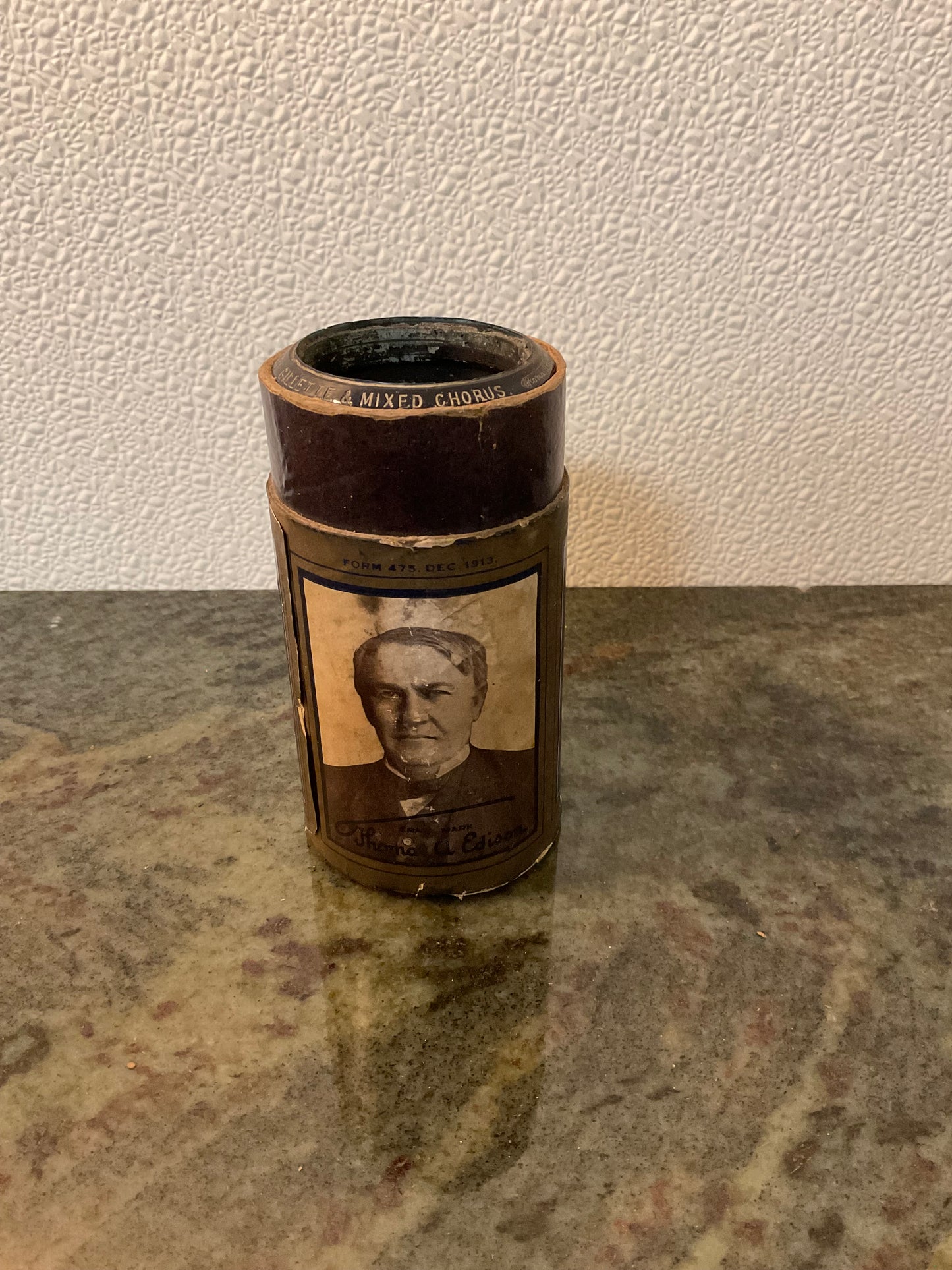 Edison Phonograph Cylinder