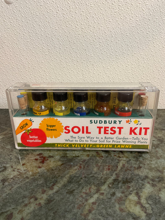Vintage Sudbury Home Soil Test Kit