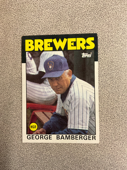 Baseball Card-George Bamberger