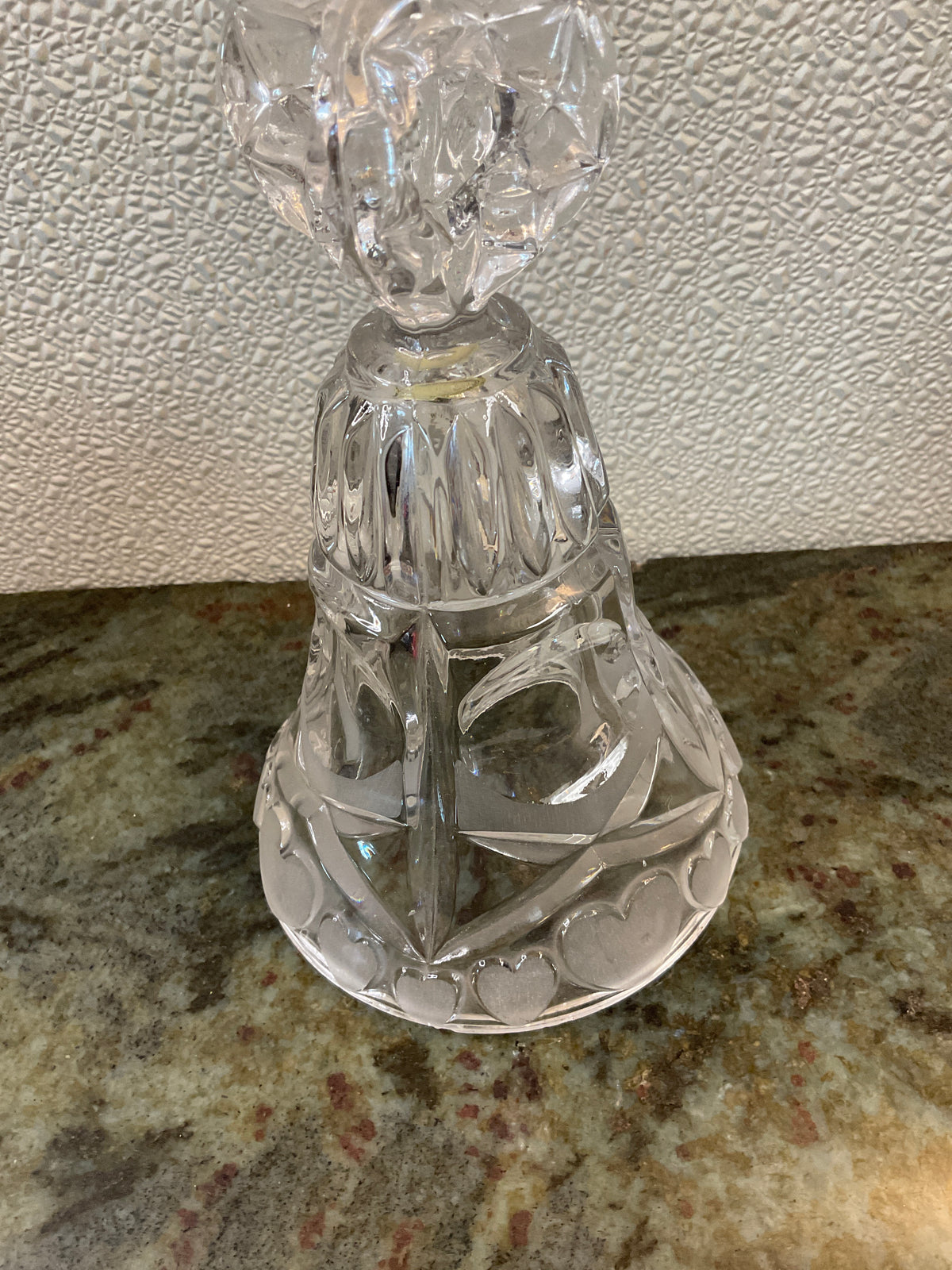 Vintage Echt Lead Crystal Bell