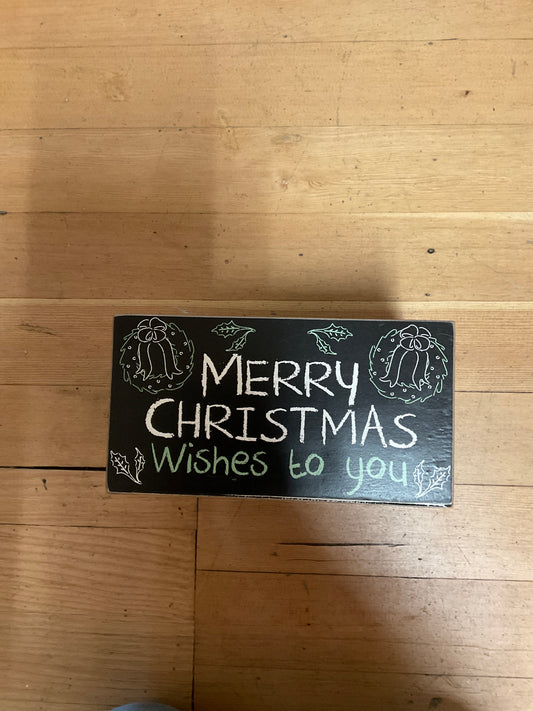 Merry Christmas Wishes Box