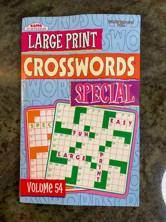 Large Print Crosswords Special