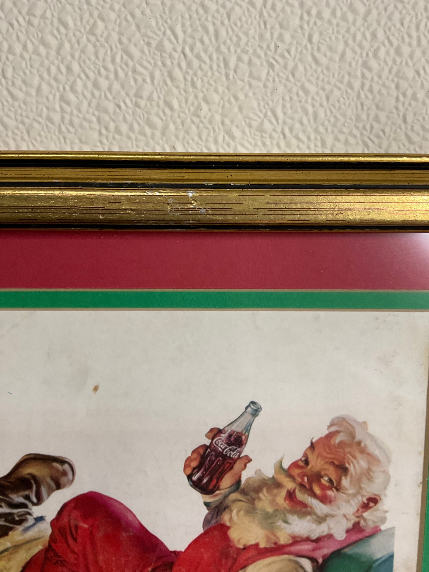 Coca Cola Santa Advertisement Print