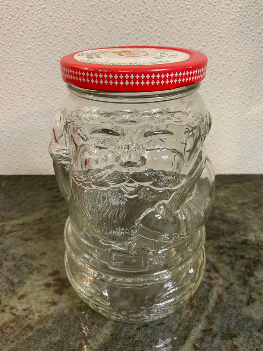Kraft Grape Jelly Santa Jar