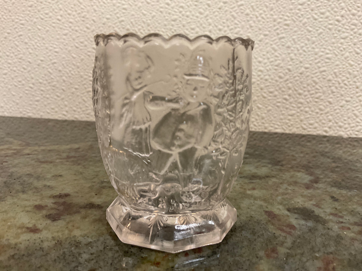 Nursery Rhyme Glass Child’s Spooner