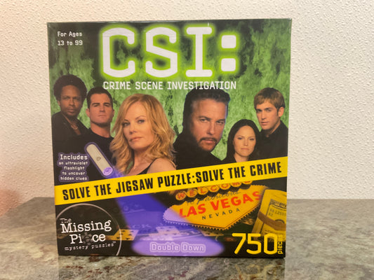 CSI 750 Piece Solve The Crime Puzzle