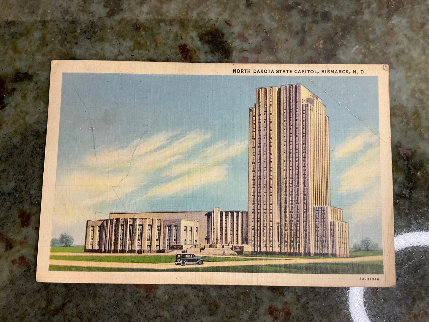 North Dakota State Capital Post Card 1937