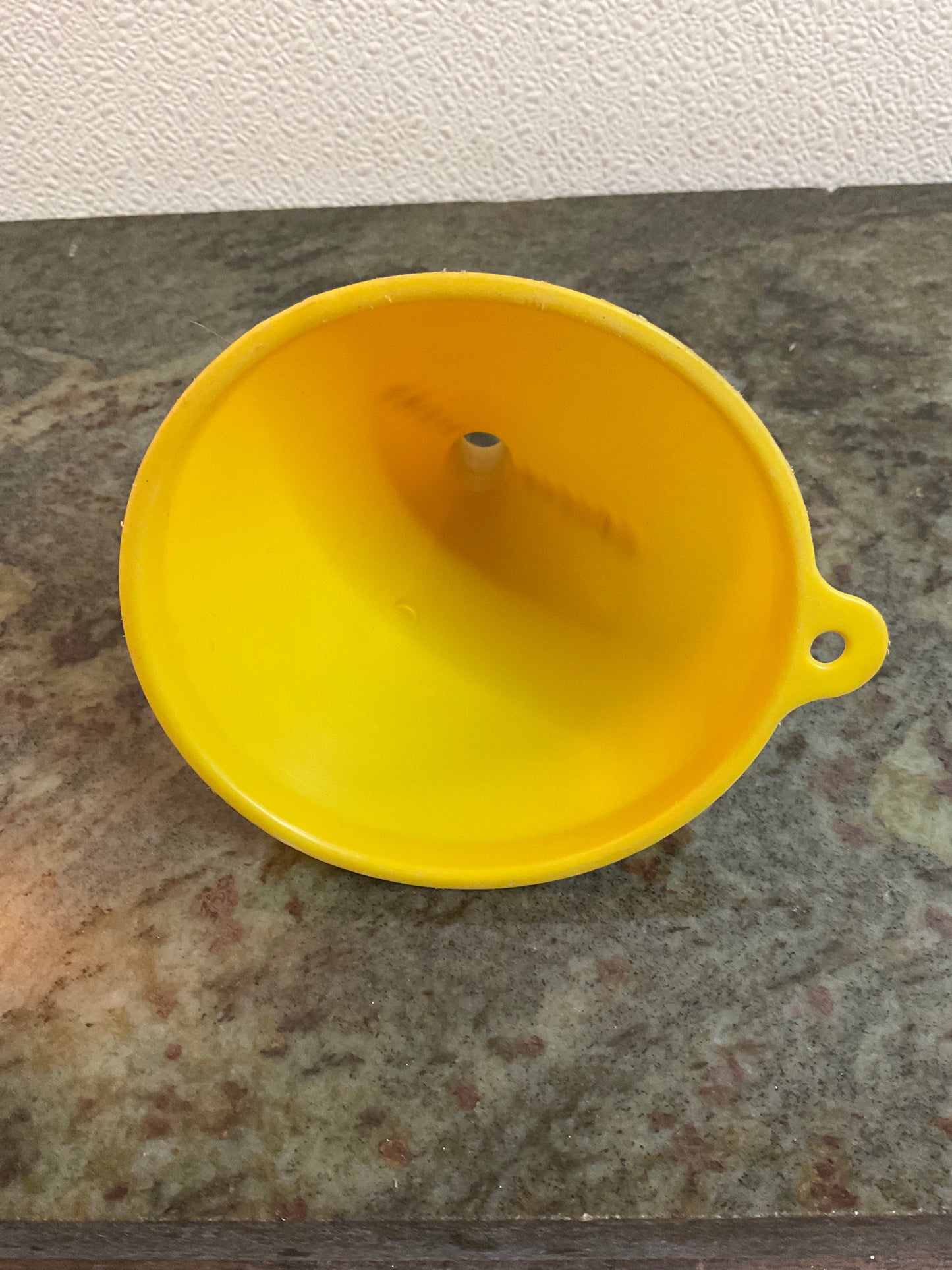 Yellow Plastic Funnel