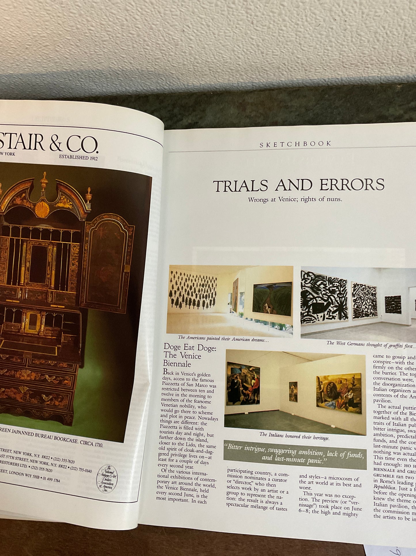 Art & Antiques Magazine September 1984
