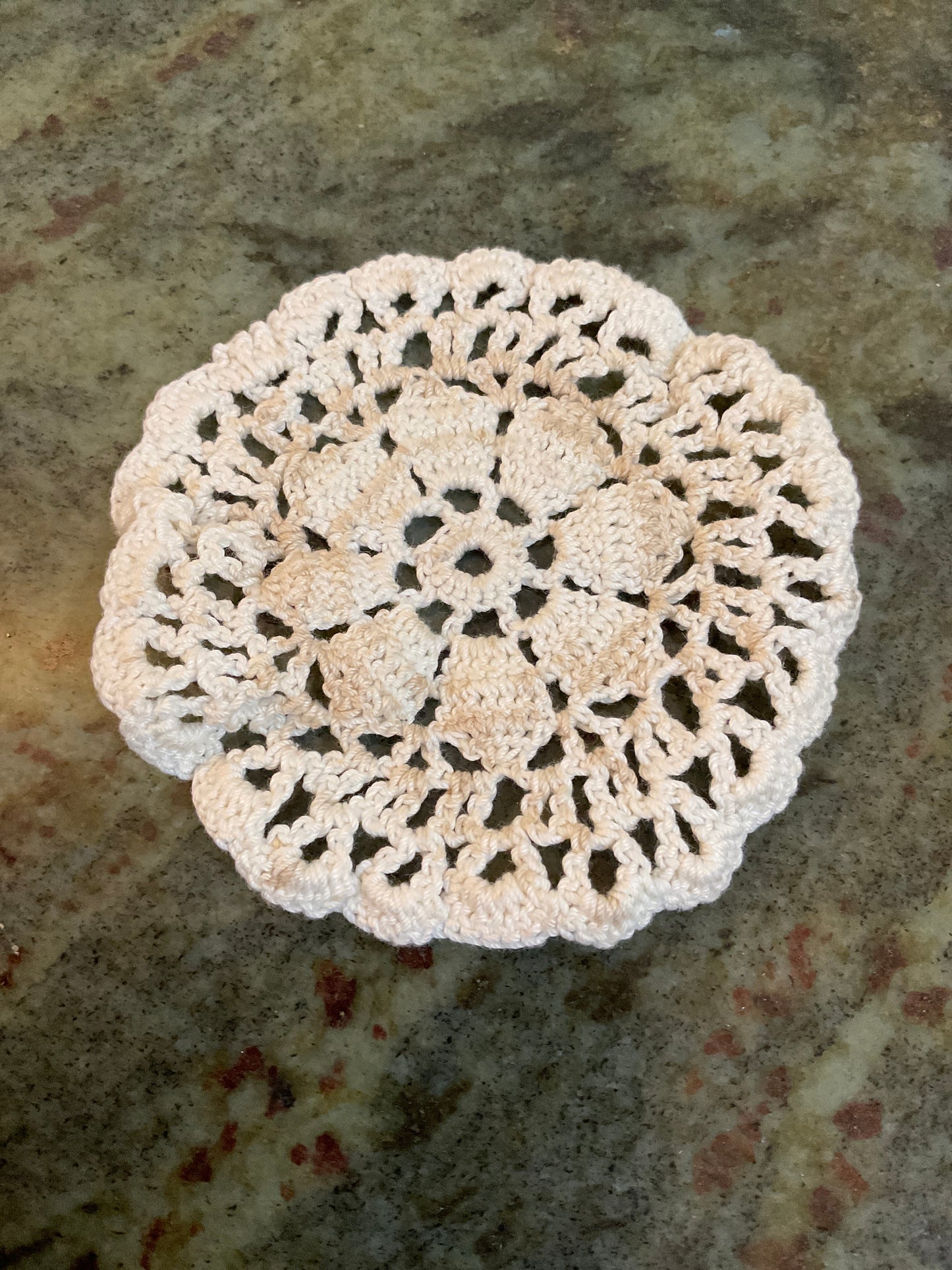 4” Round Scalloped Doily