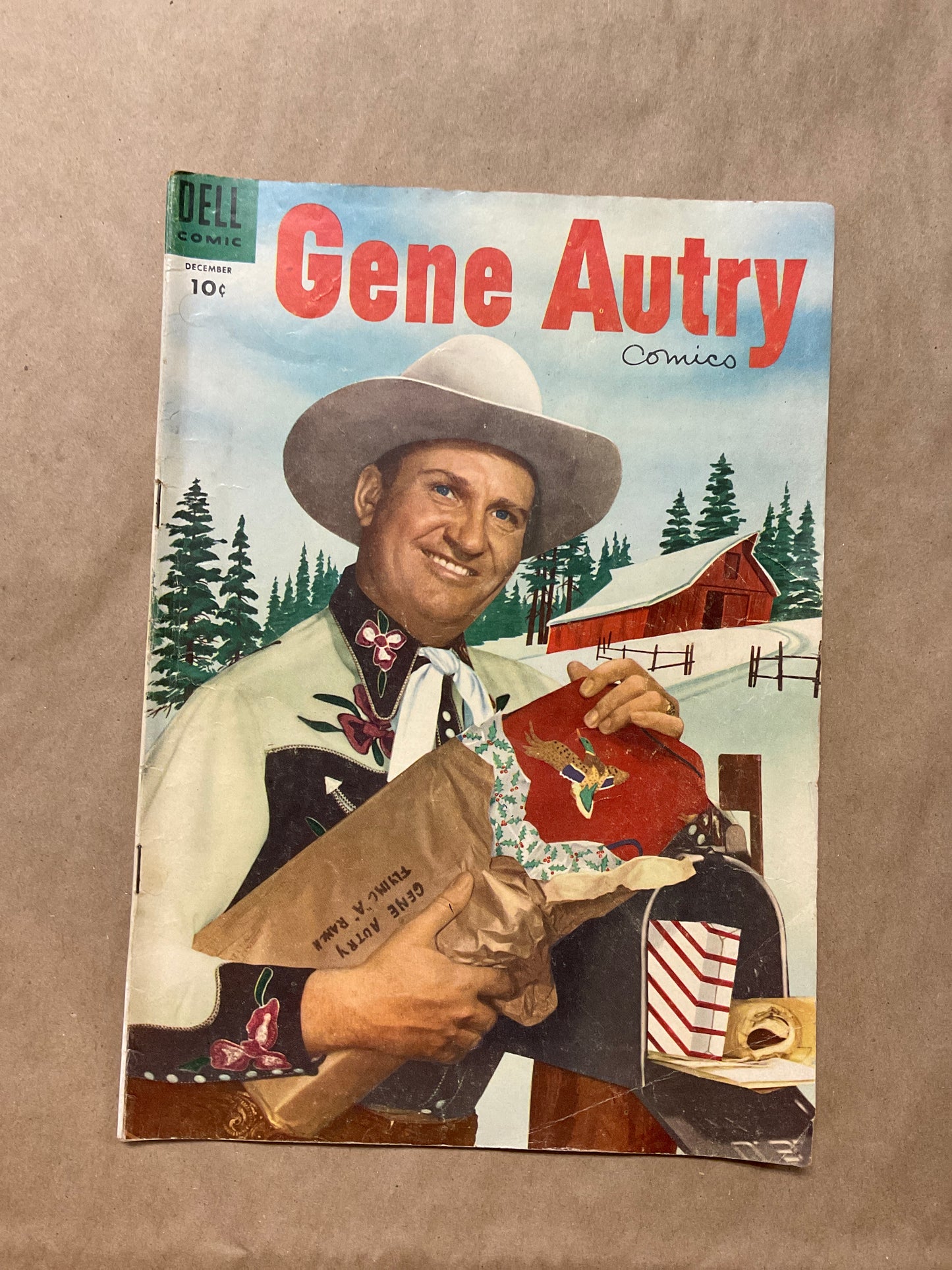 Vintage Gene Autry December 1954 Comic Book