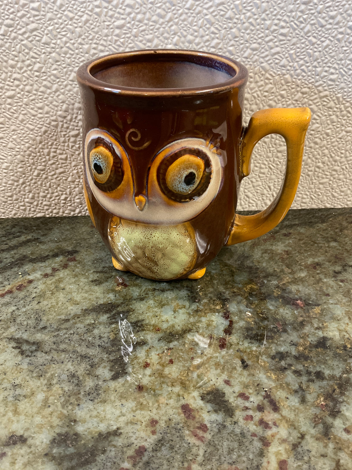 Ceramic Owl Coffee Cup