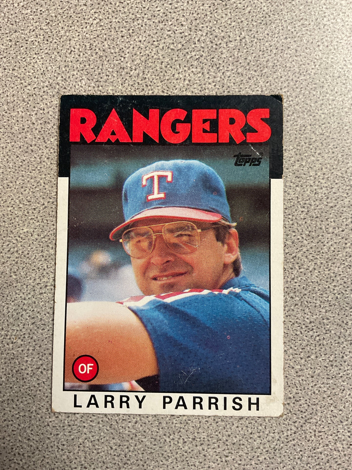 Baseball Card-Larry Parrish