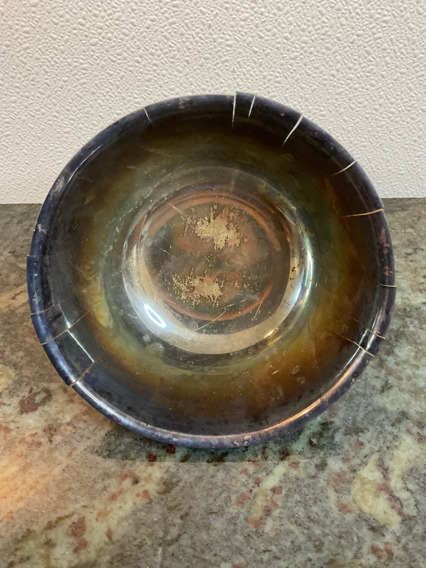 Vintage Reproduction Paul Revere Silver Plate Bowl