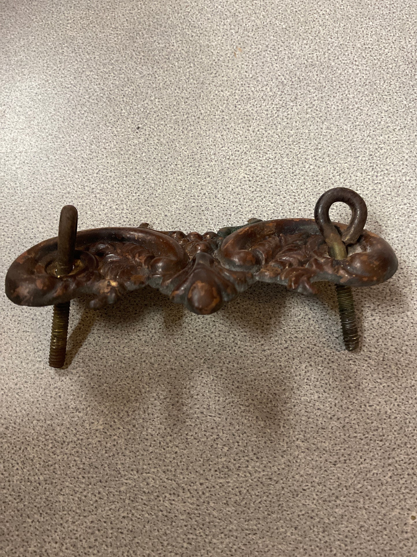 Antique Furniture Drawer Pull Back Plate