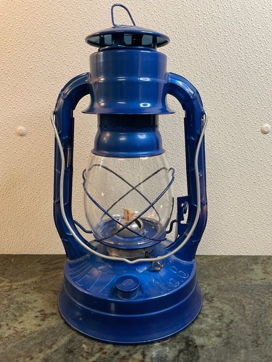 Vintage Blue Dietz Oil Lantern