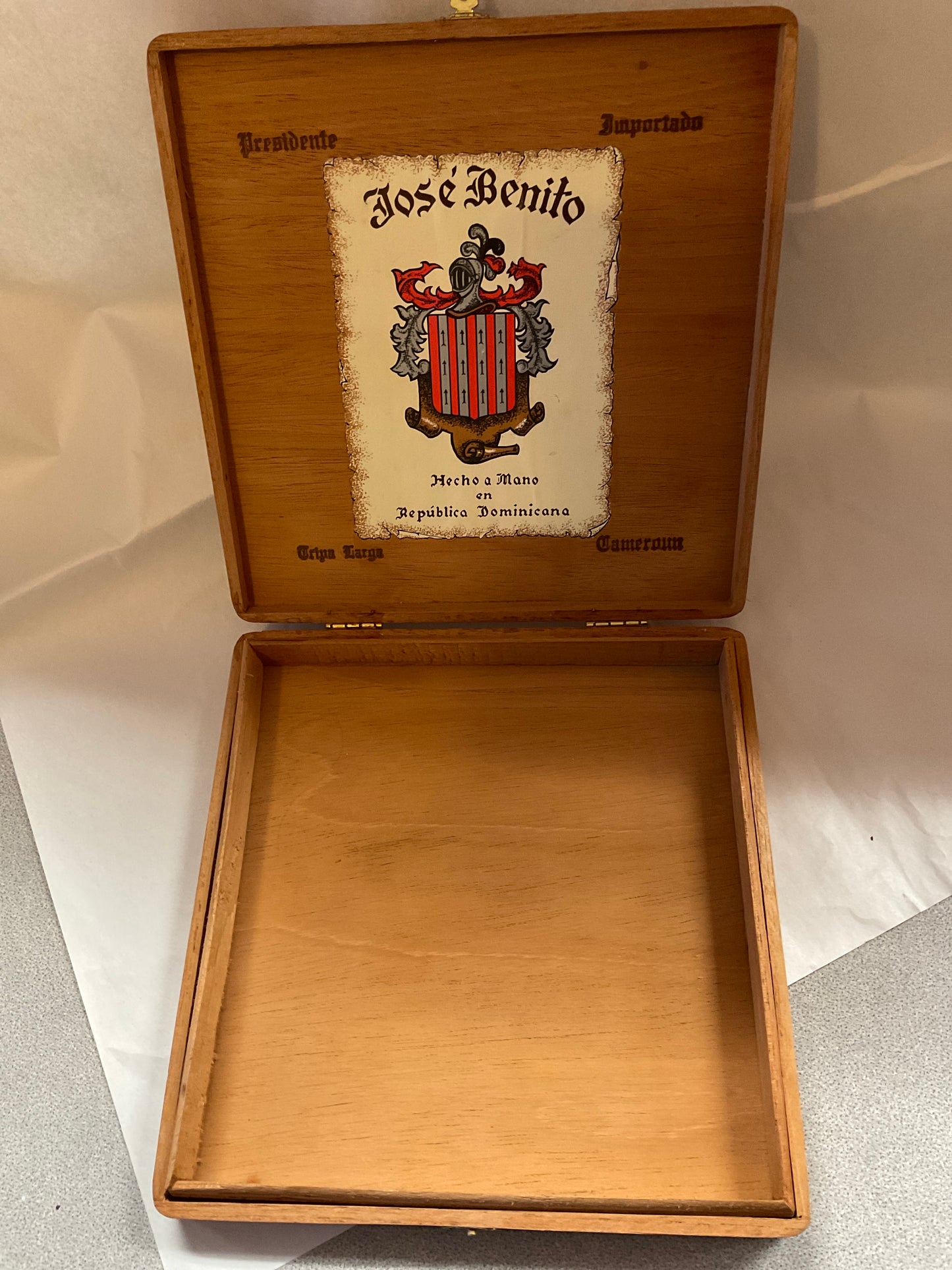 Handmade Jose Berrito Cigar Box