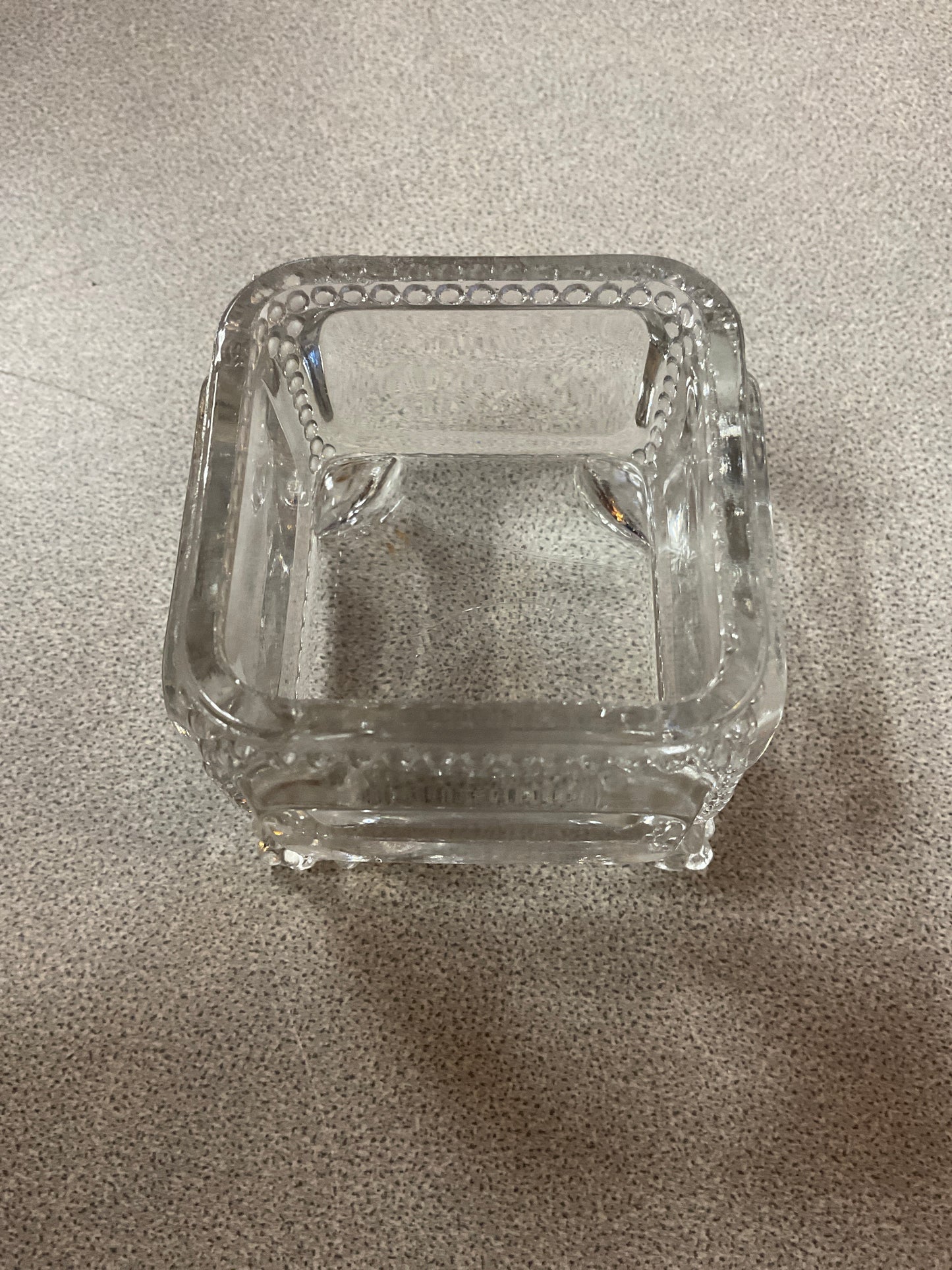 Glass Vanity Trinket Box