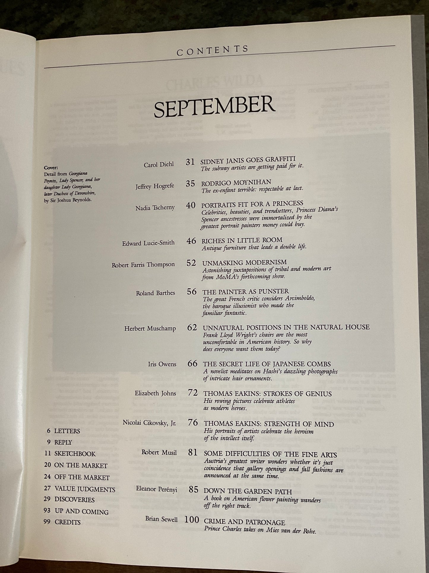 Art & Antiques Magazine September 1984