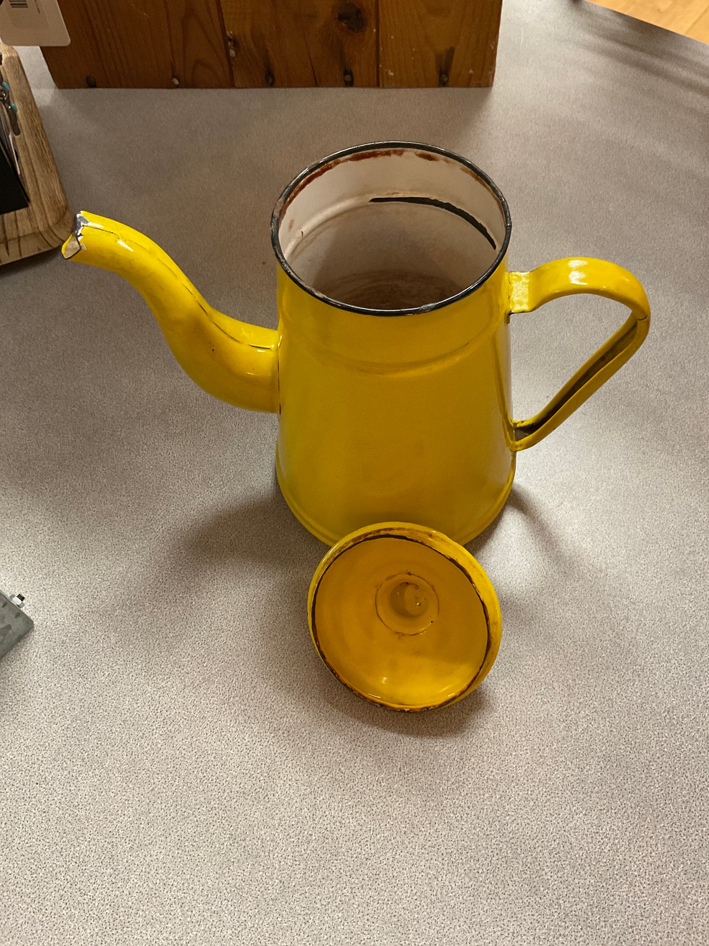 Yellow Coffee Pot