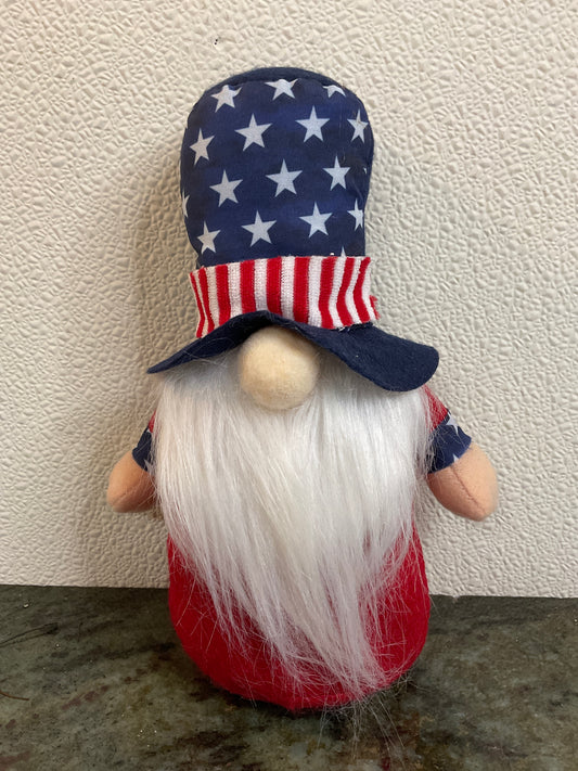 9” Patriotic Gnome Weighted Decor