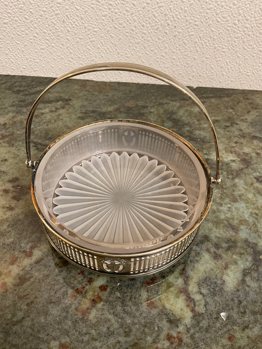 Vintage Silver Plated Jewlry Tray