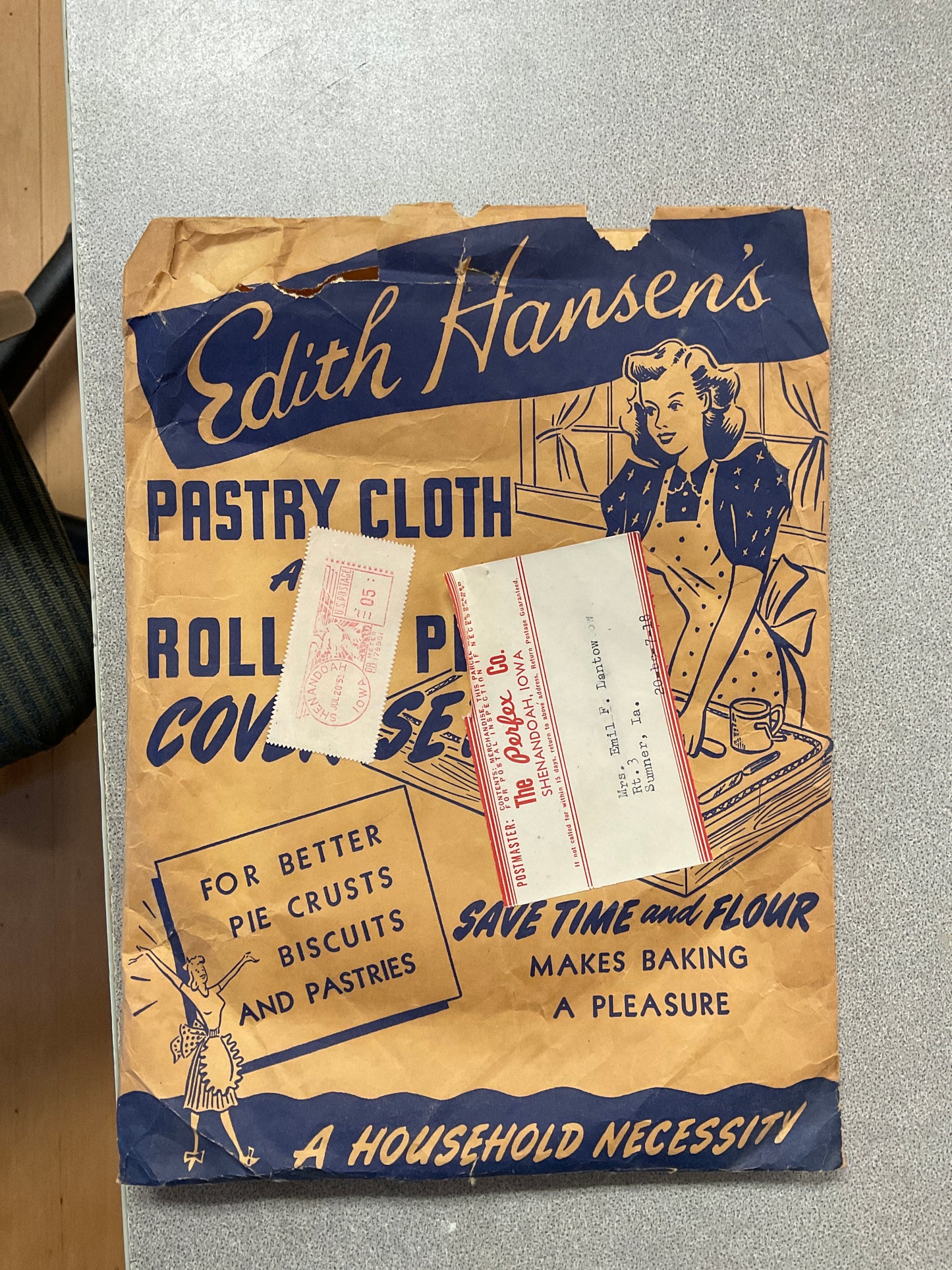 Vintage Edith Hansen’s Pastry Cloth