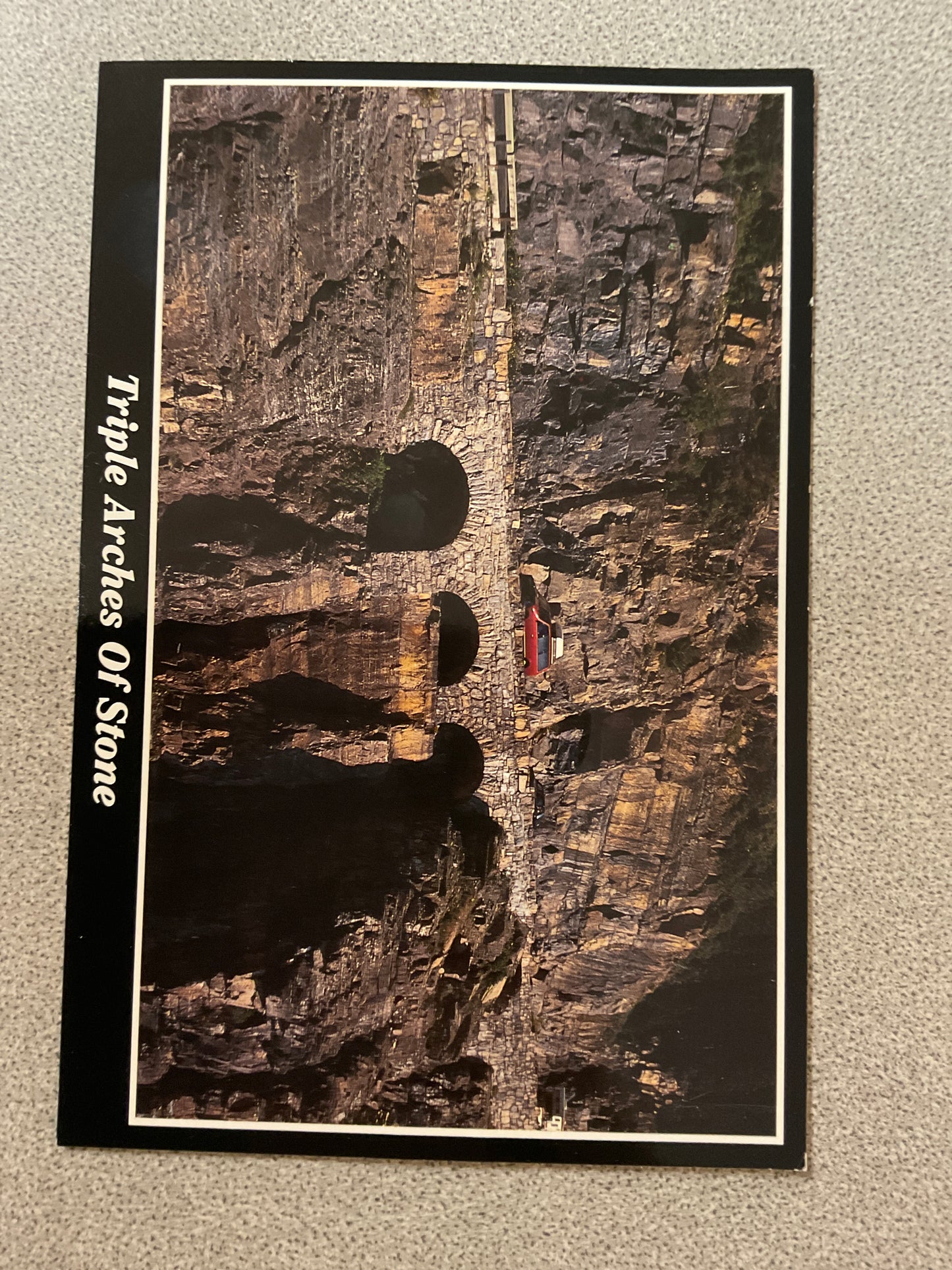 Postcard Triple Arches Of Stone