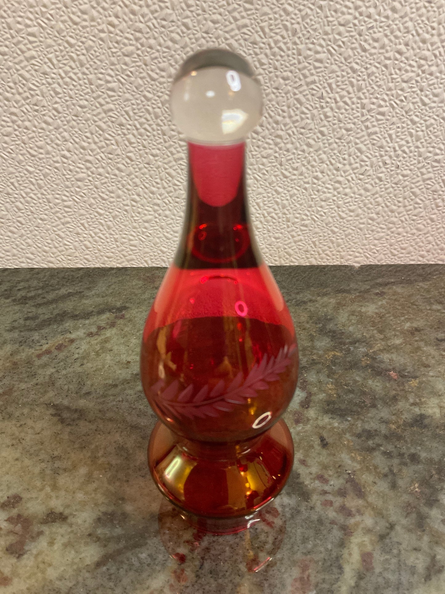 MCM Ruby Cranberry Cocktail Set