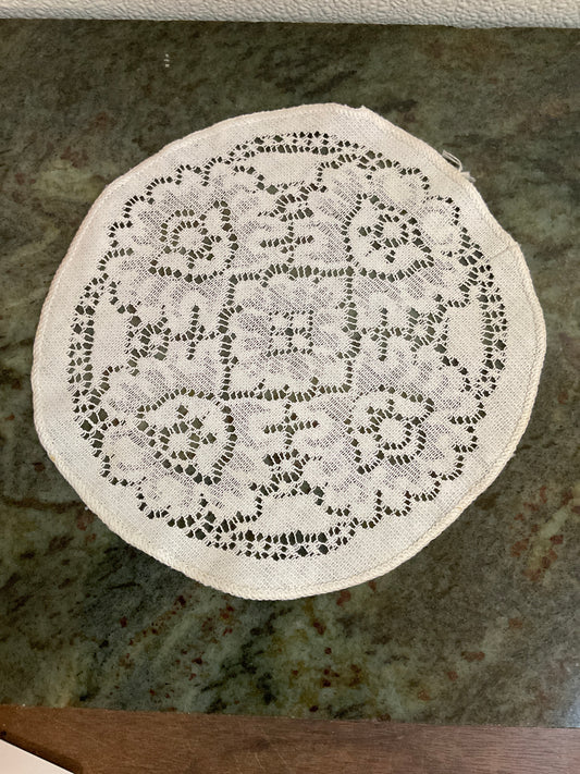 Vintage Filet Lace Doily