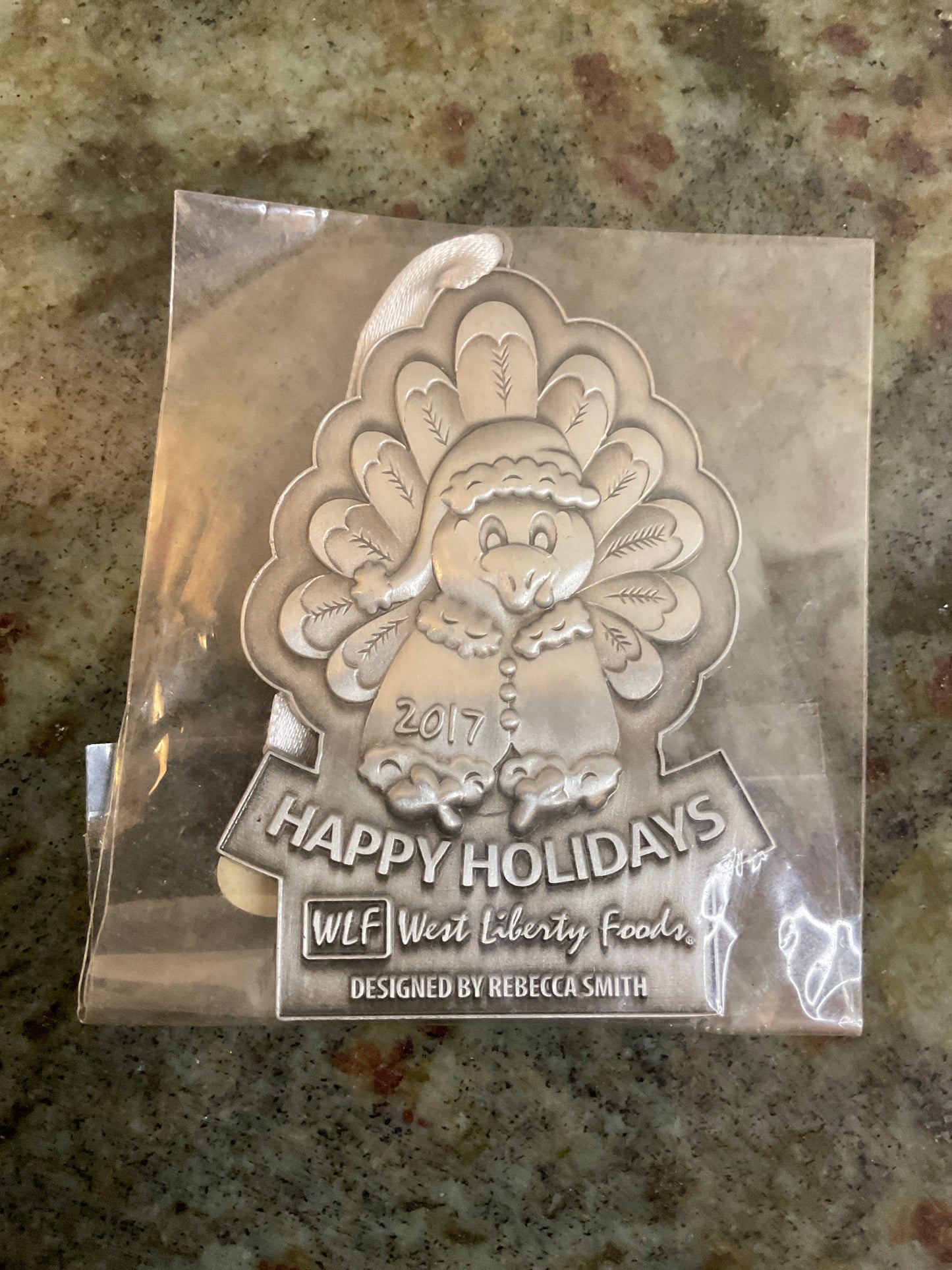 2017 Happy Holidays West Liberty Food Ornament